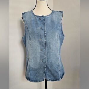 Vero Moda Blue Denim Vest